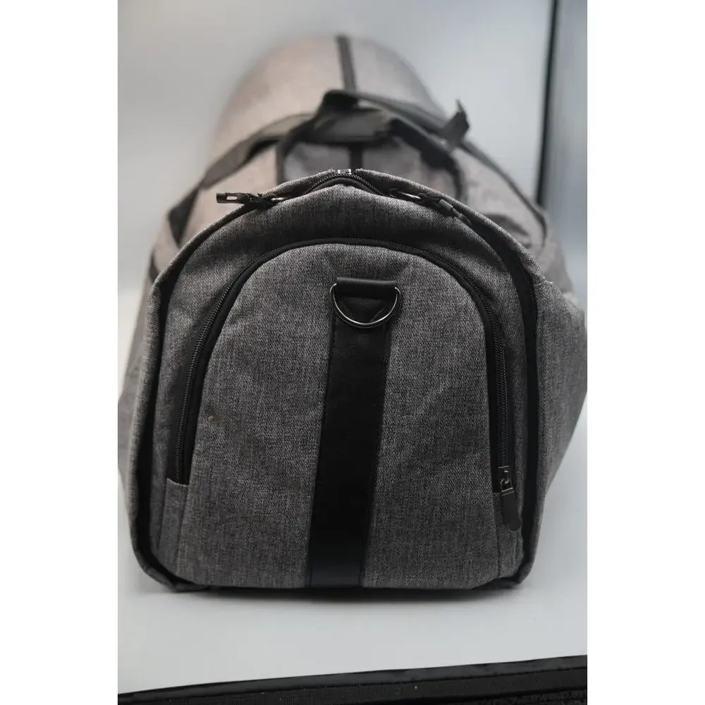 Large Black Garment‎ Bag with Shoulder Strap & Zip Pockets | Travel Suit Carrier